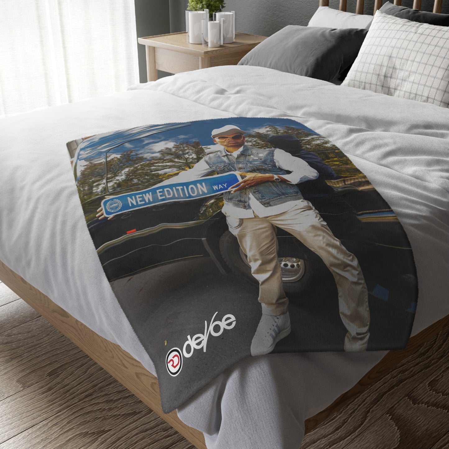 Velveteen Microfiber Blanket – New Edition Street Style Photo Throw