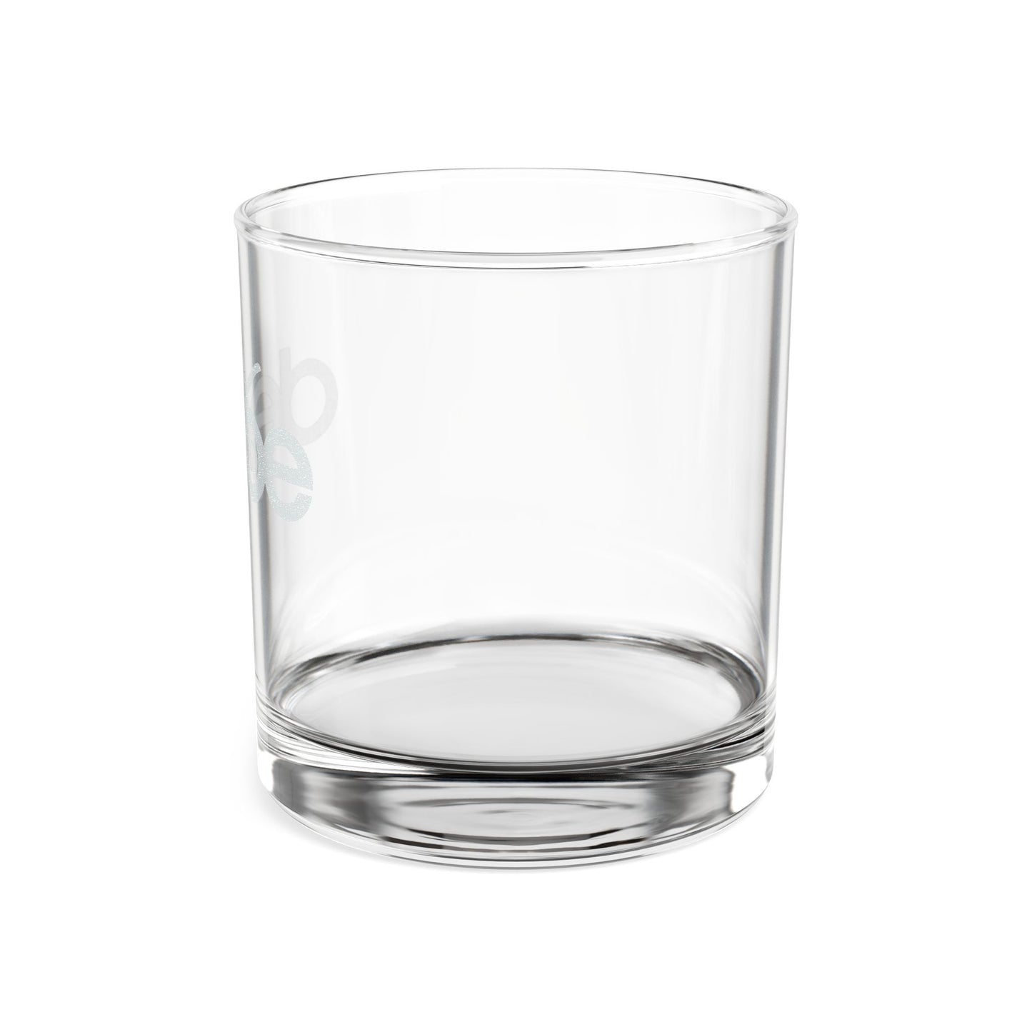 Engraved Whiskey Glass (10.5 oz) — Minimal Logo Rocks Glass, Personalized Barware Gift