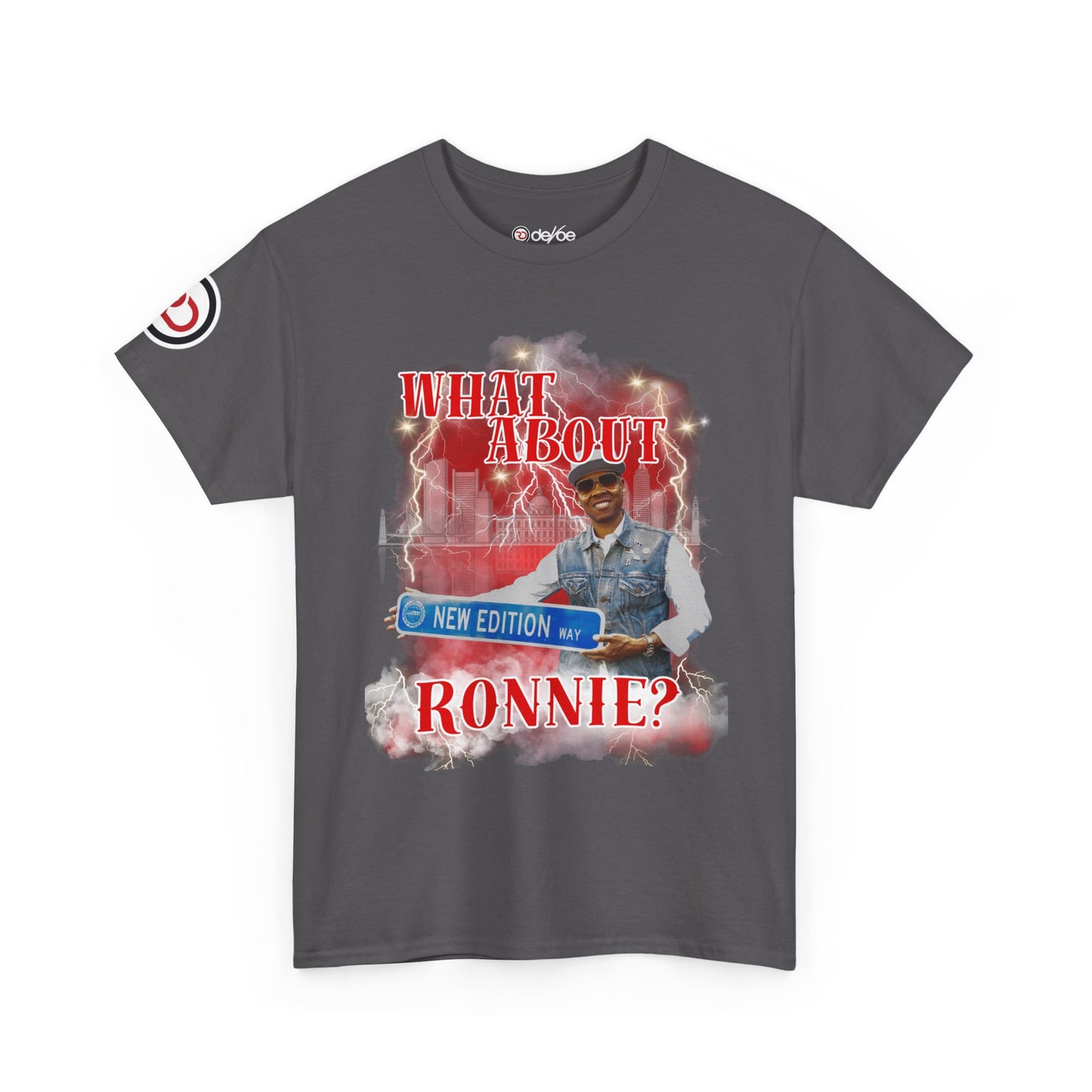 What About Ronnie? Graphic Tee — Retro Movie Poster Design