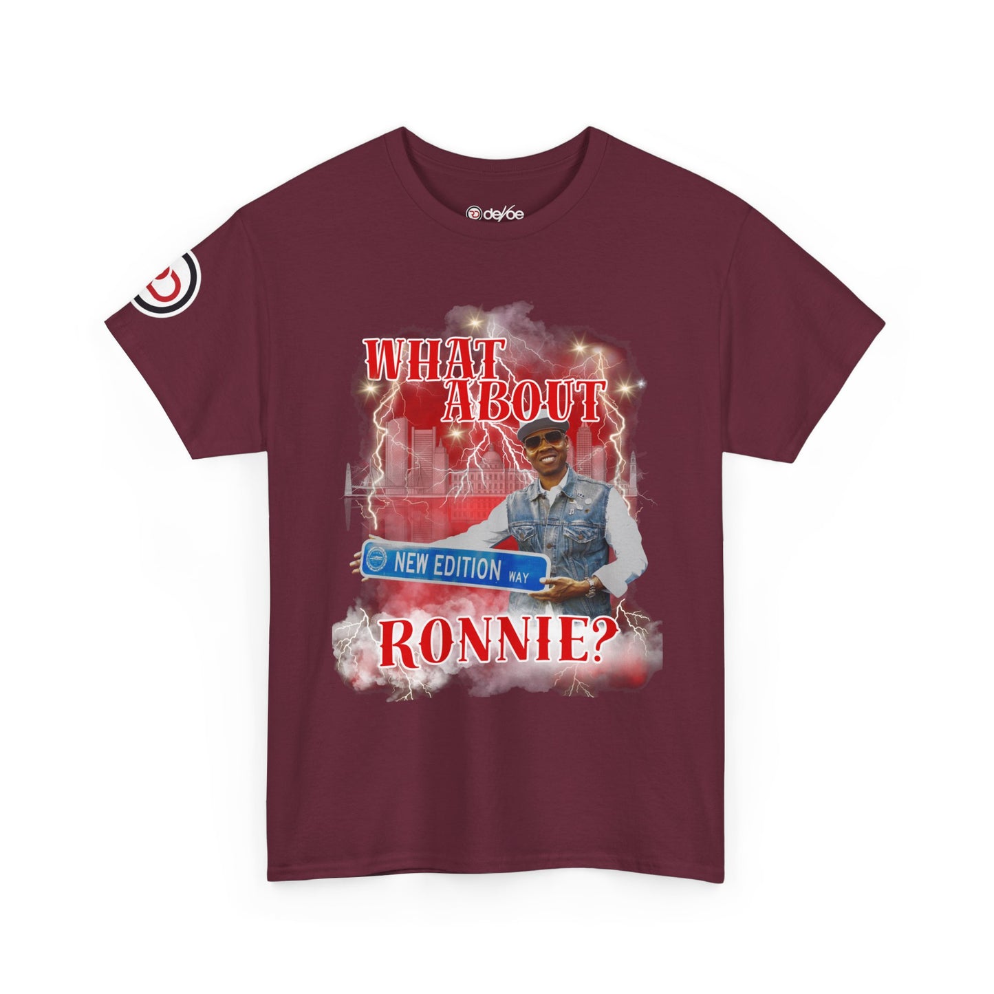 What About Ronnie? Graphic Tee — Retro Movie Poster Design