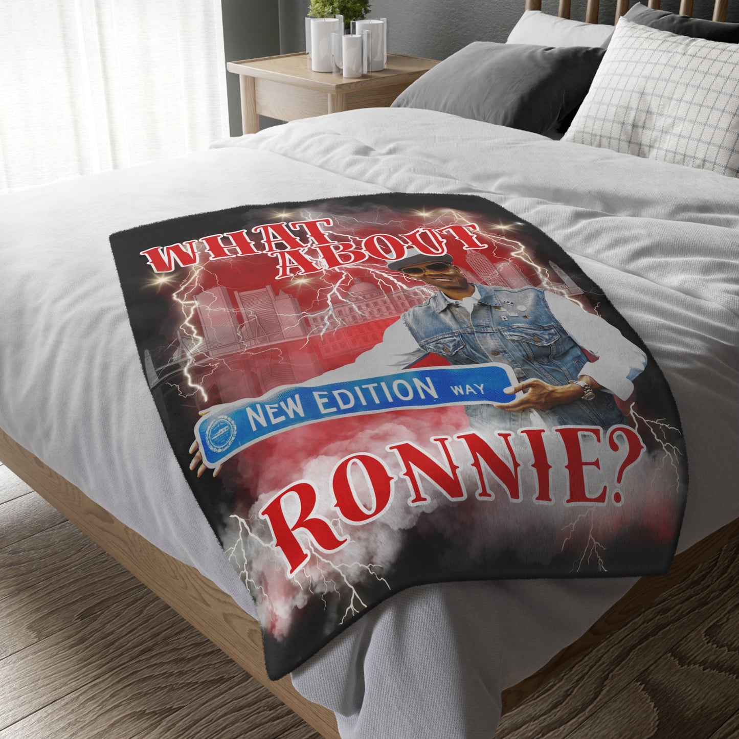Copy of Velveteen Microfiber Blanket – New Edition Street Style Photo Throw