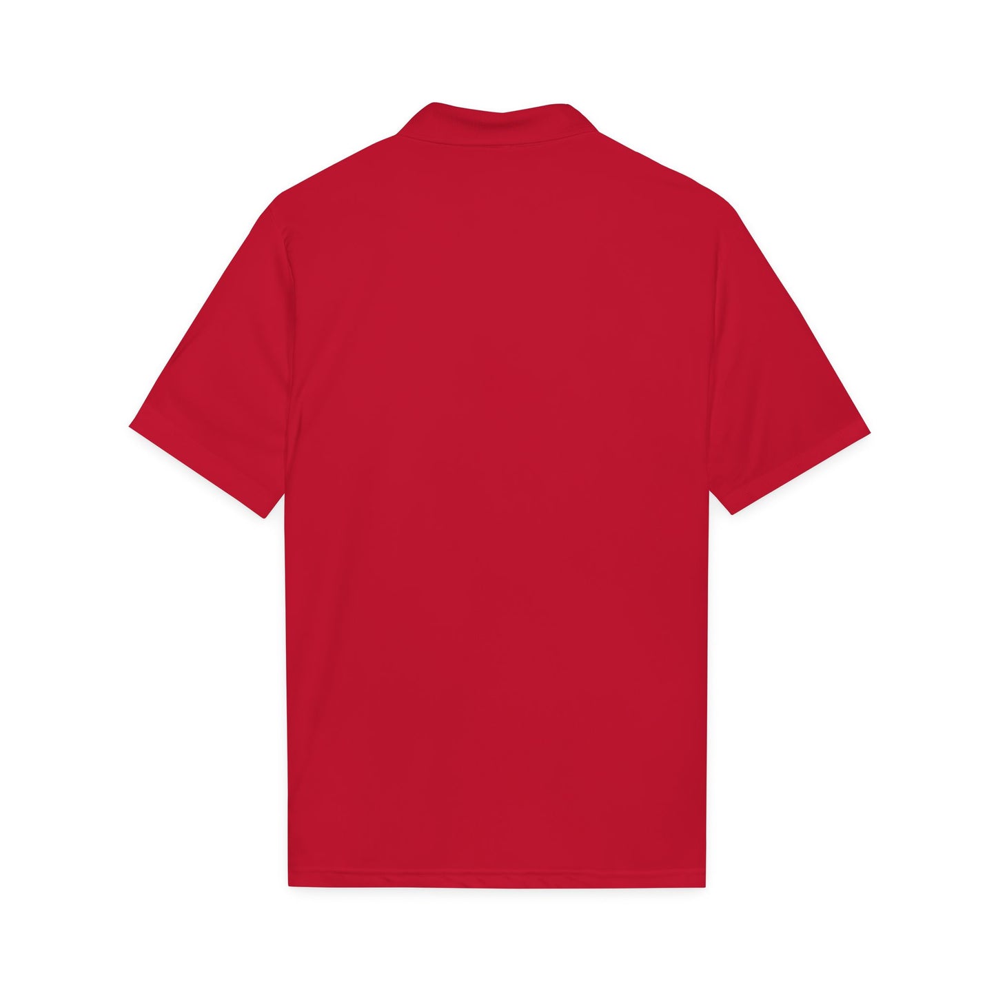 Embroidered Red Circle Logo Polo Shirt