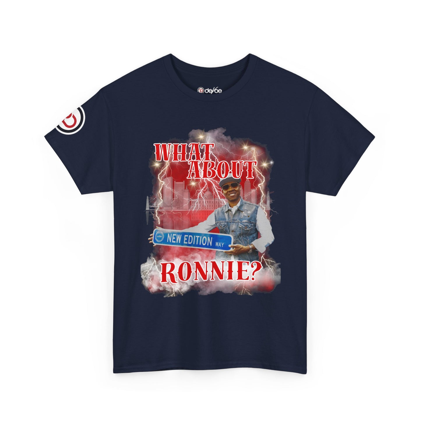 What About Ronnie? Graphic Tee — Retro Movie Poster Design