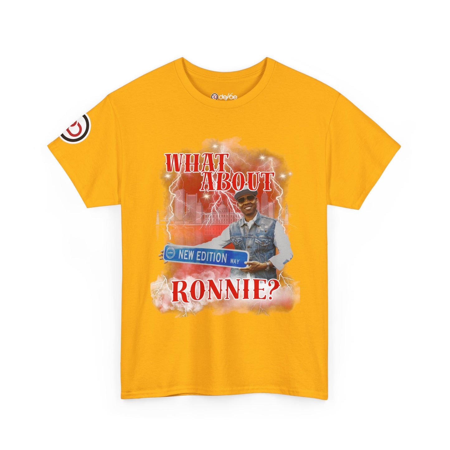 What About Ronnie? Graphic Tee — Retro Movie Poster Design