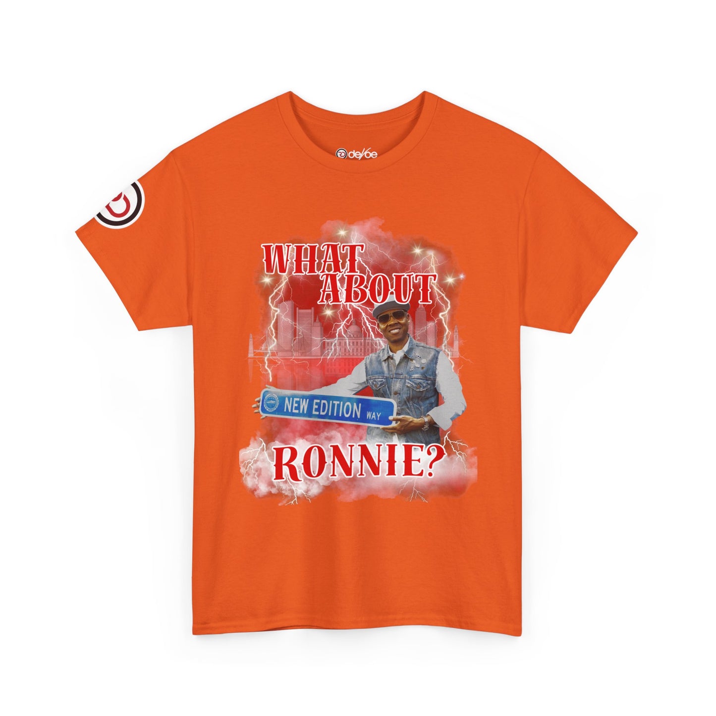 What About Ronnie? Graphic Tee — Retro Movie Poster Design