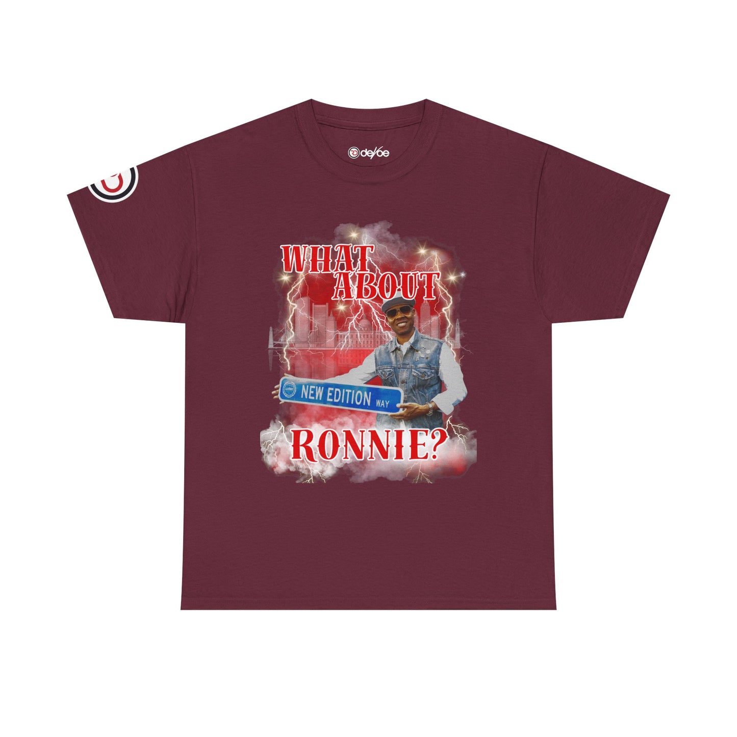 What About Ronnie? Graphic Tee — Retro Movie Poster Design