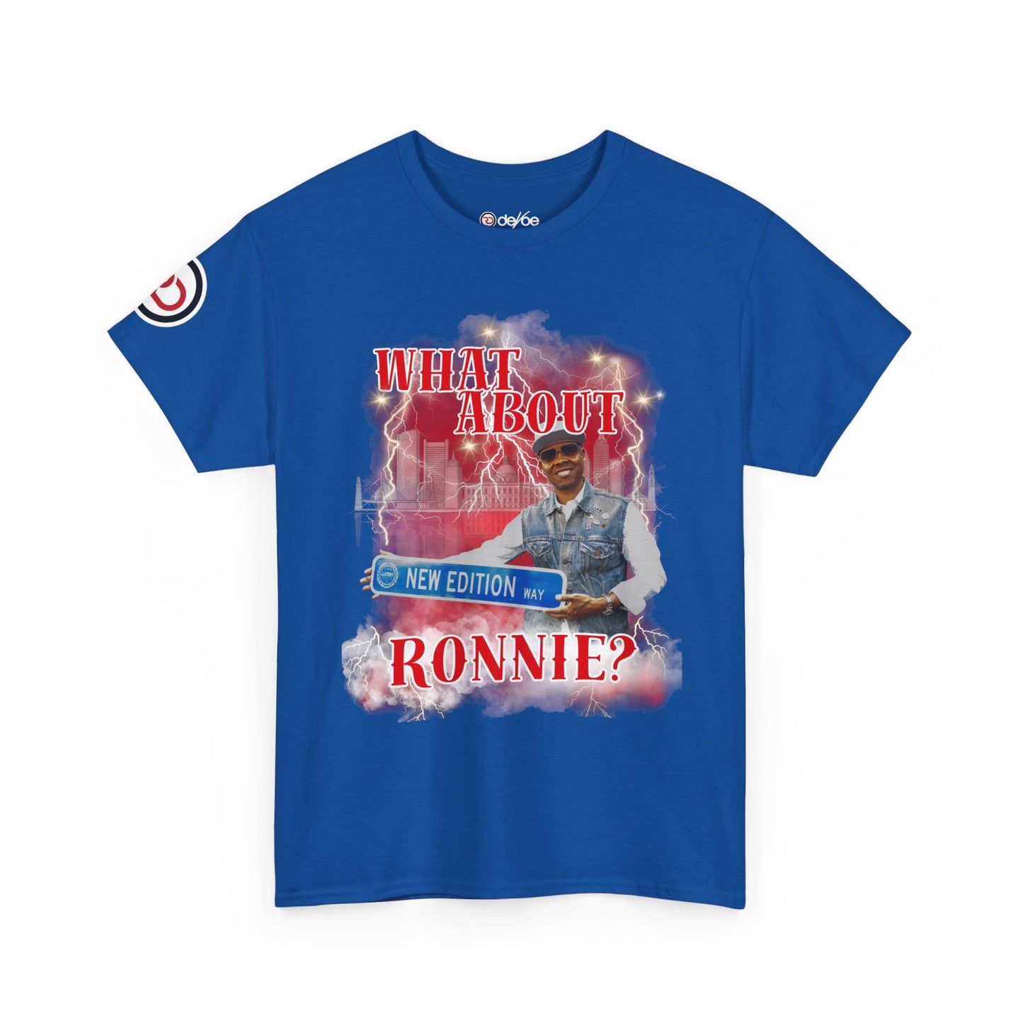 What About Ronnie? Graphic Tee — Retro Movie Poster Design