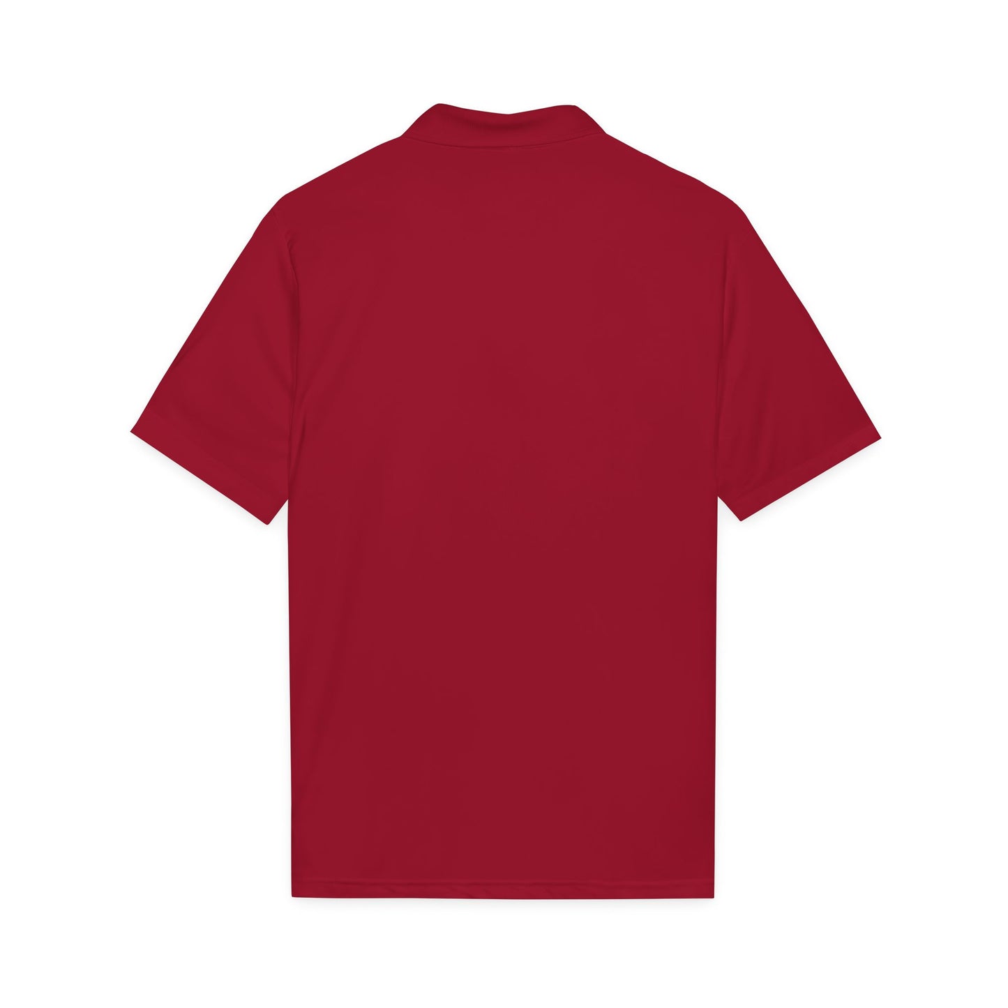 Embroidered Red Circle Logo Polo Shirt