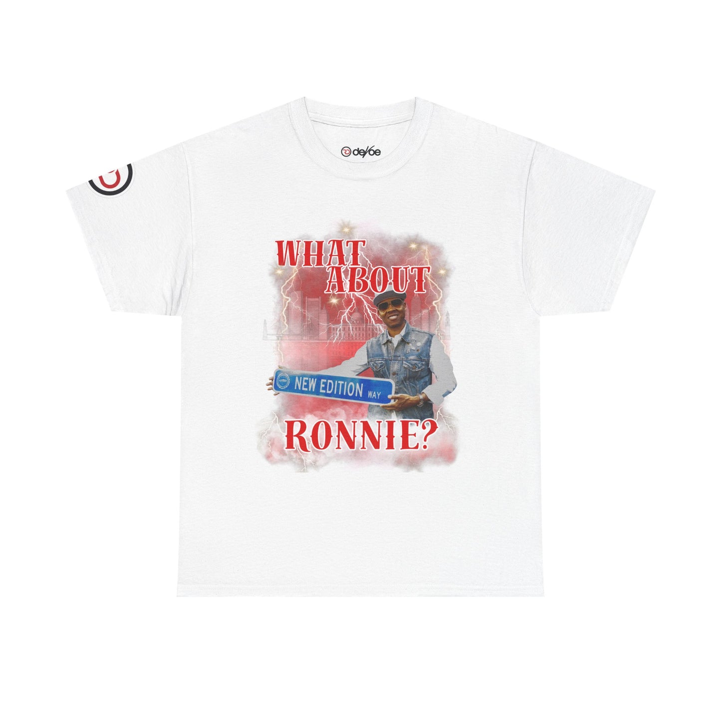 What About Ronnie? Graphic Tee — Retro Movie Poster Design