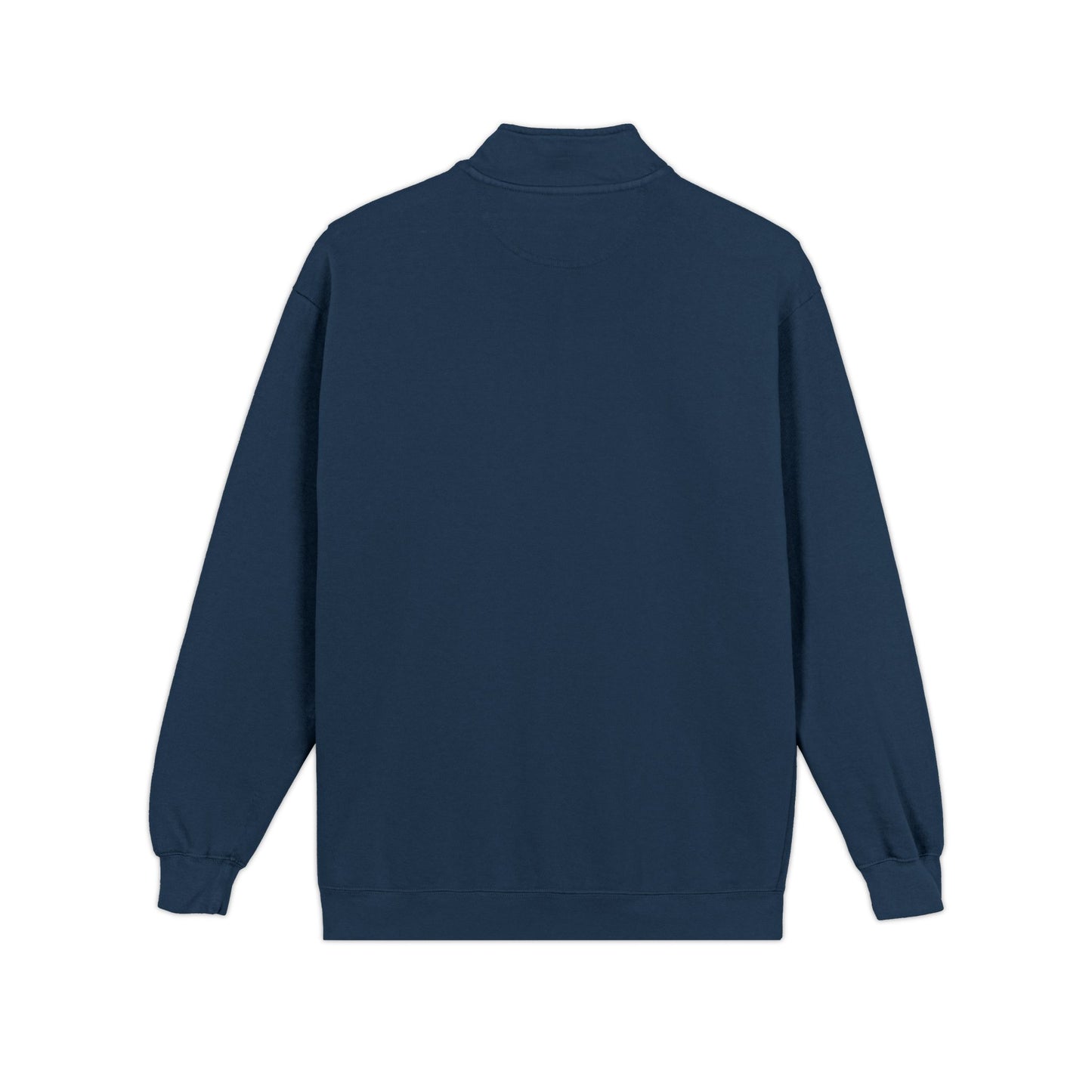 Quarter-Zip Sweatshirt — Minimal Logo Chest Pullover