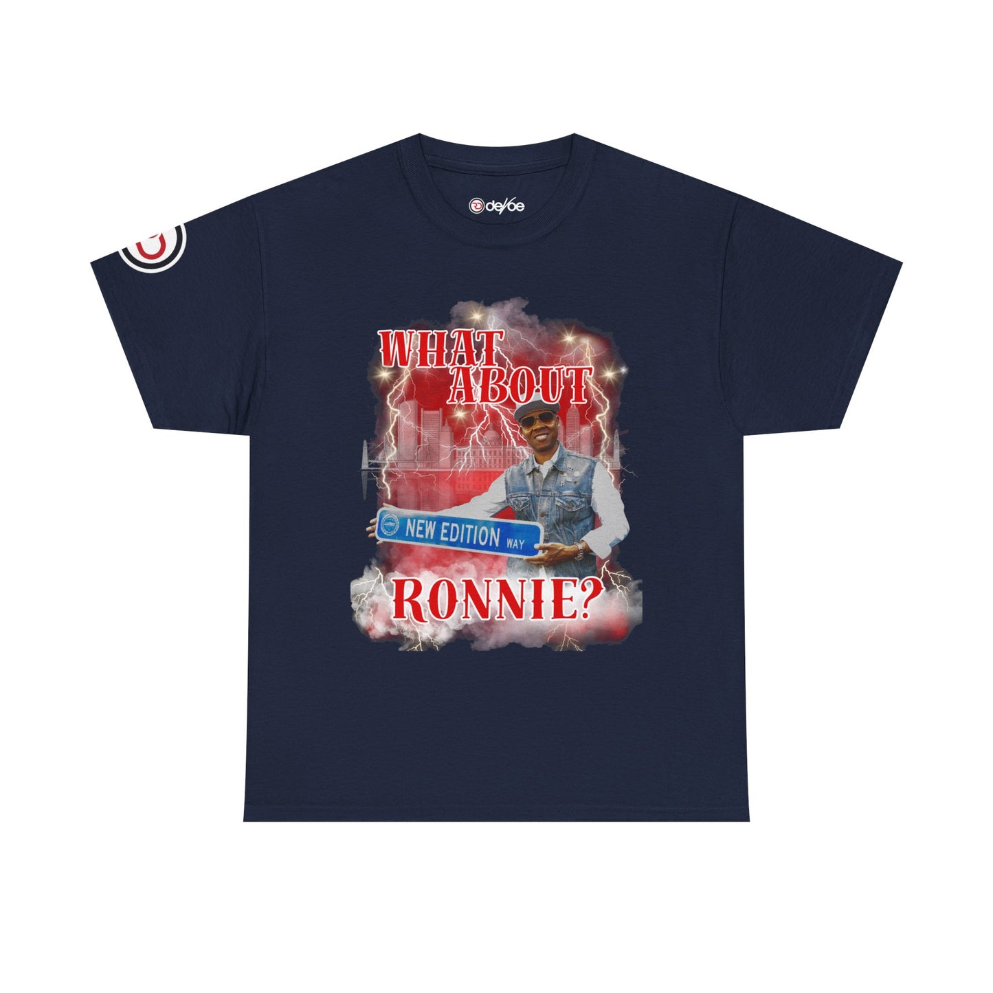 What About Ronnie? Graphic Tee — Retro Movie Poster Design