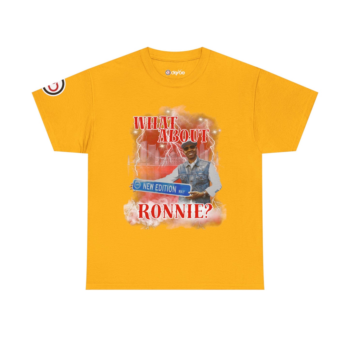 What About Ronnie? Graphic Tee — Retro Movie Poster Design