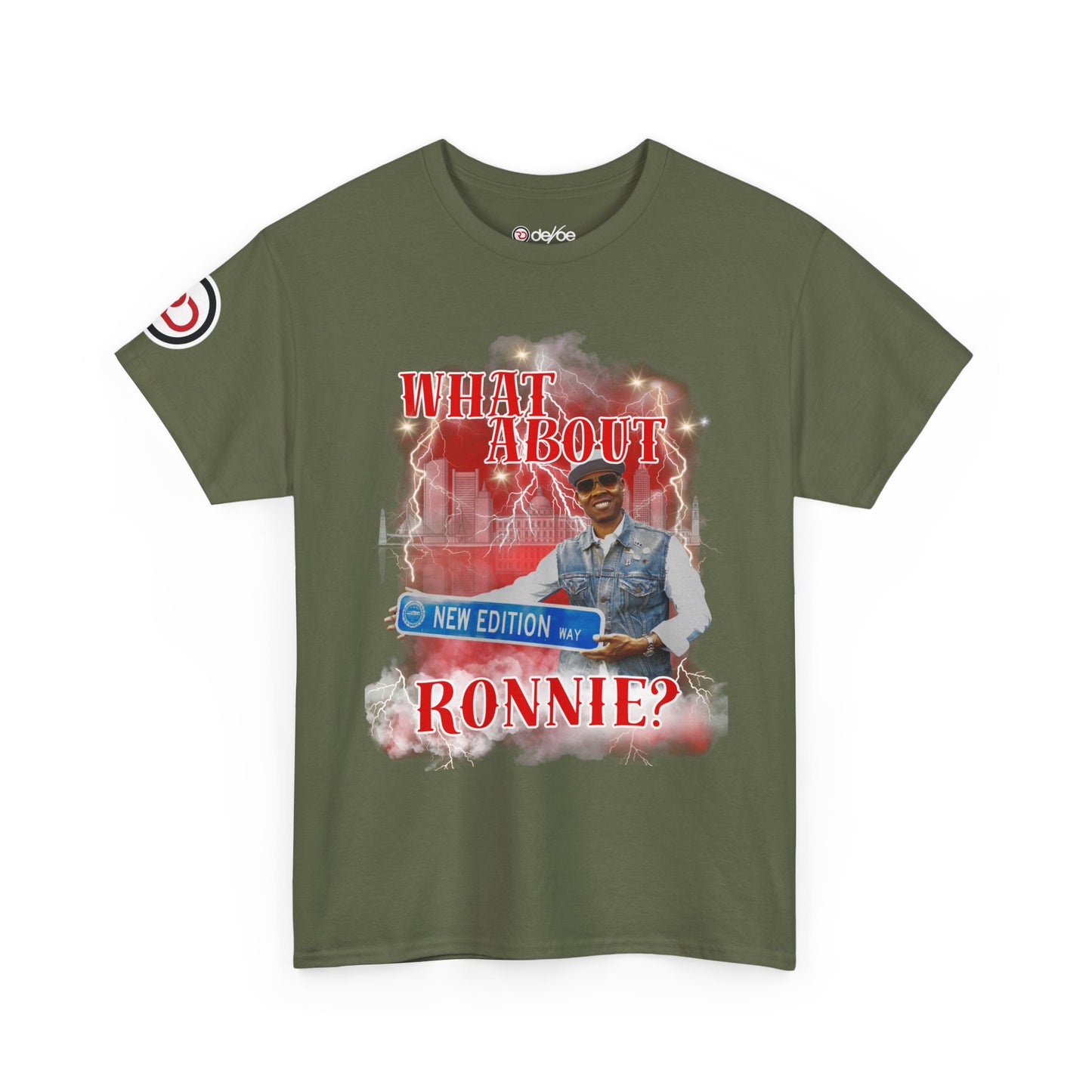What About Ronnie? Graphic Tee — Retro Movie Poster Design