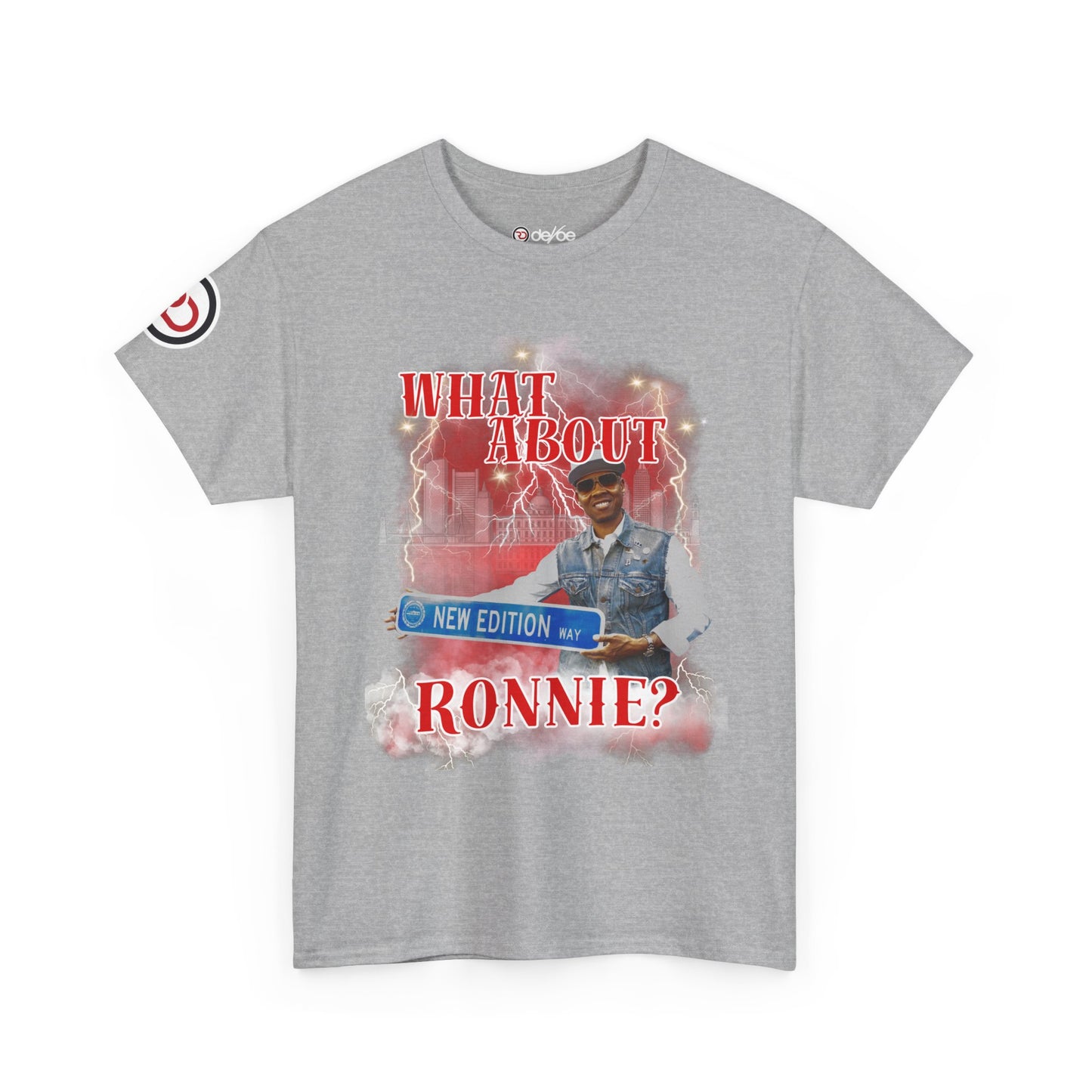 What About Ronnie? Graphic Tee — Retro Movie Poster Design