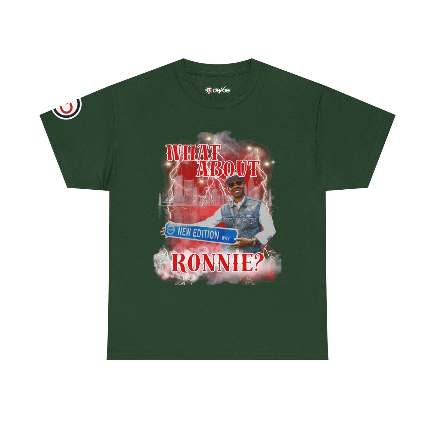 What About Ronnie? Graphic Tee — Retro Movie Poster Design