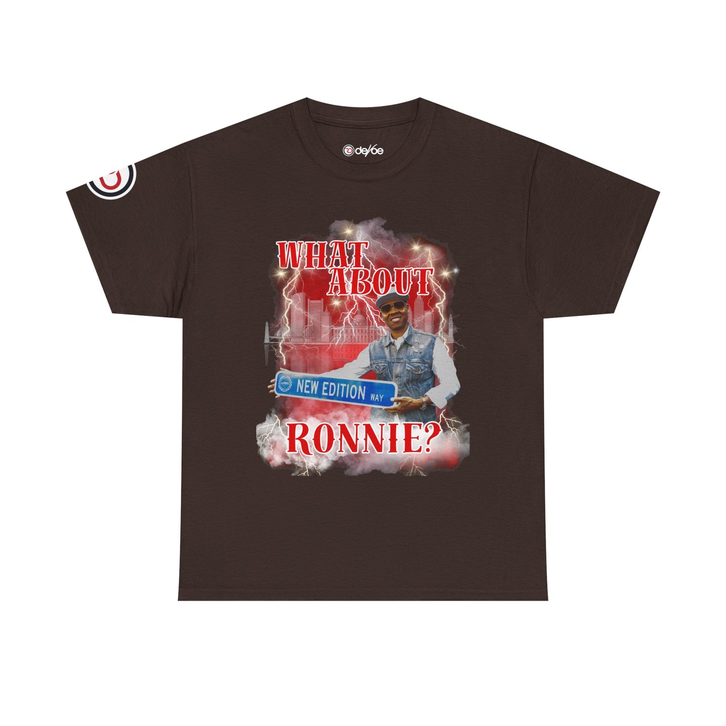 What About Ronnie? Graphic Tee — Retro Movie Poster Design