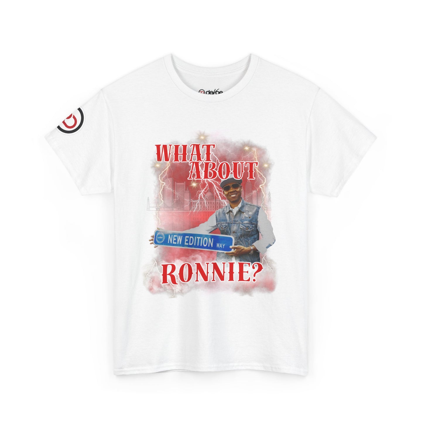 What About Ronnie? Graphic Tee — Retro Movie Poster Design